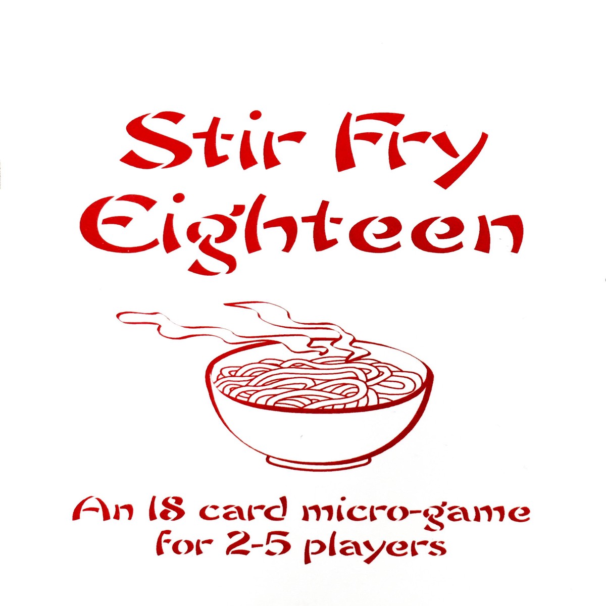 New Arrival Stir Fry Eighteen