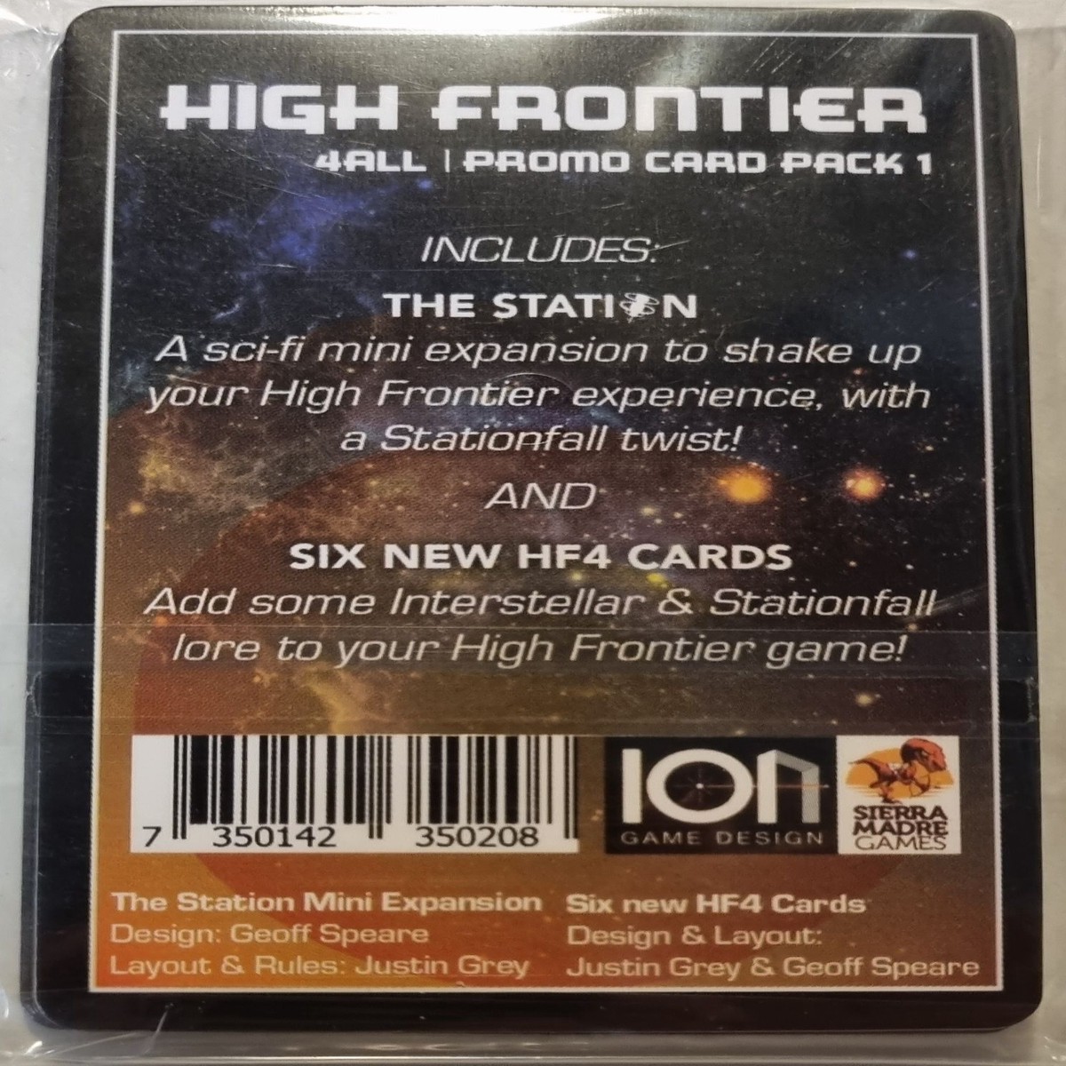High Frontier 4 All: Promo Pack 1 The Station Pack
