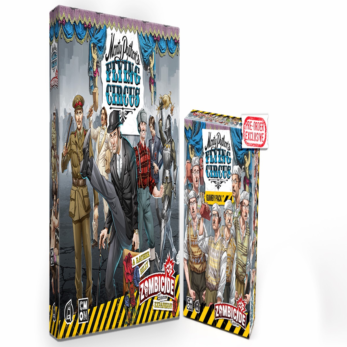 Zombicide: Monty Python's Flying Circus Expansion + Gummby Pack (Kickstarter Edition)