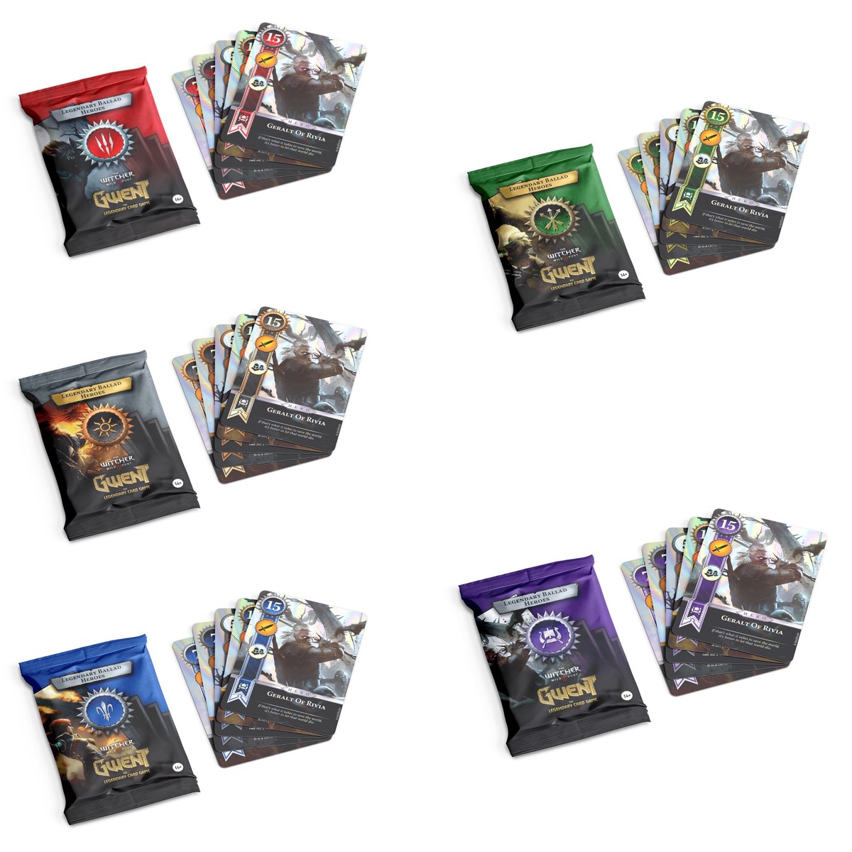 Gwent: Legendary Ballad Foil Bundle (5 Items)