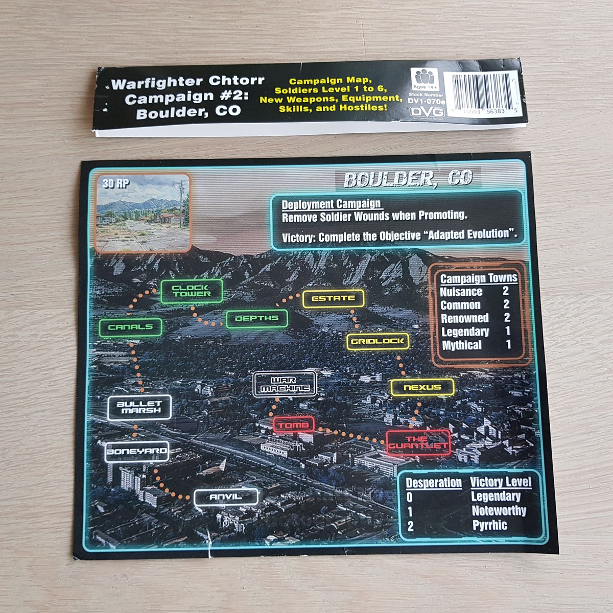 Warfighter: Chtorr Campaign Expansion #2 Boulder, CO