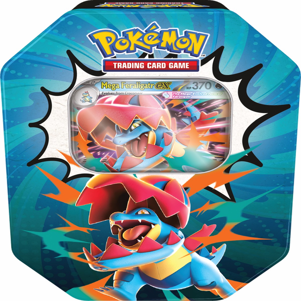 Pokmon TCG: Mega Evolution-Ascended Heroes Mega Feraligatr ex (Tin)