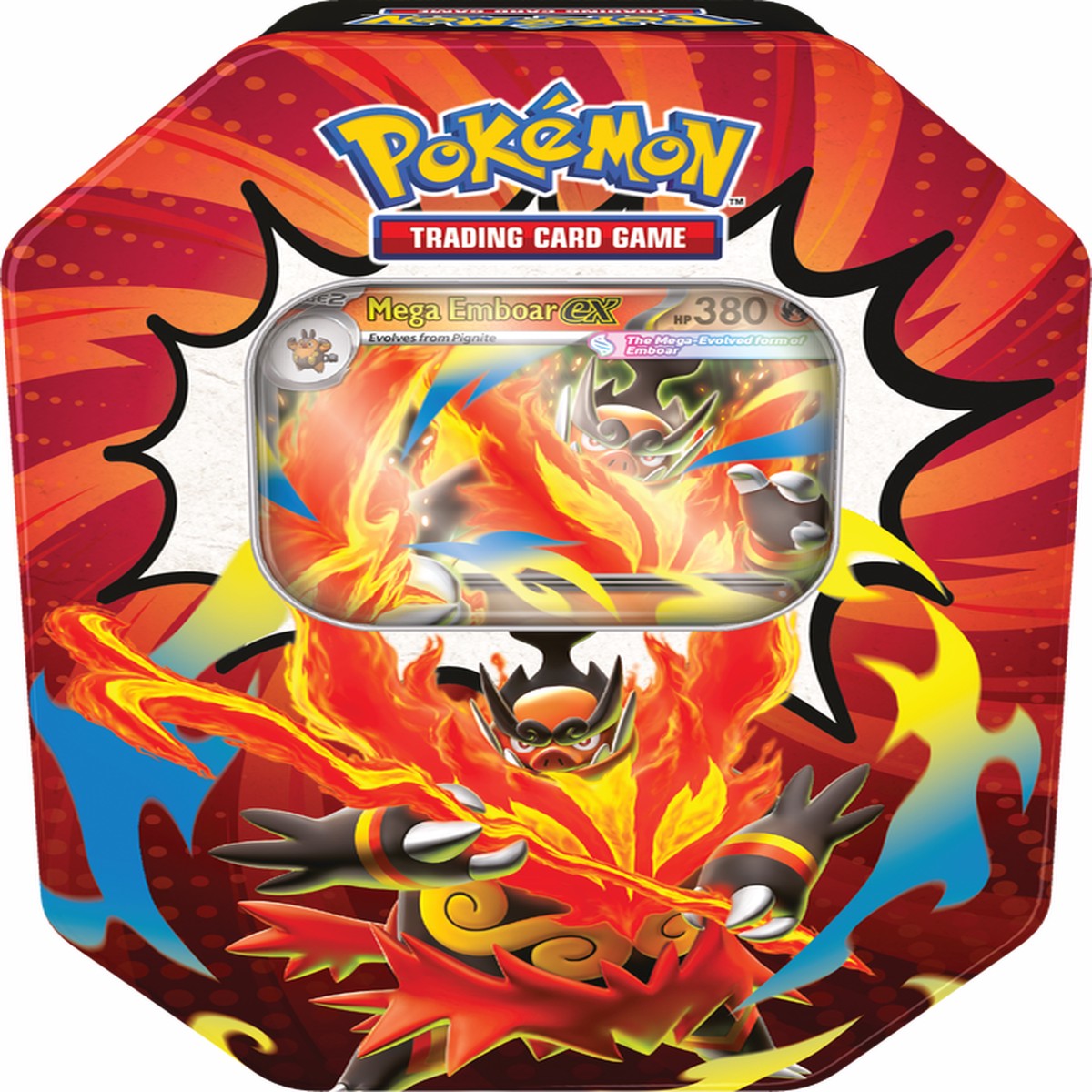 Pokmon TCG: Mega Evolution-Ascended Heroes Mega Emboar ex (Tin)