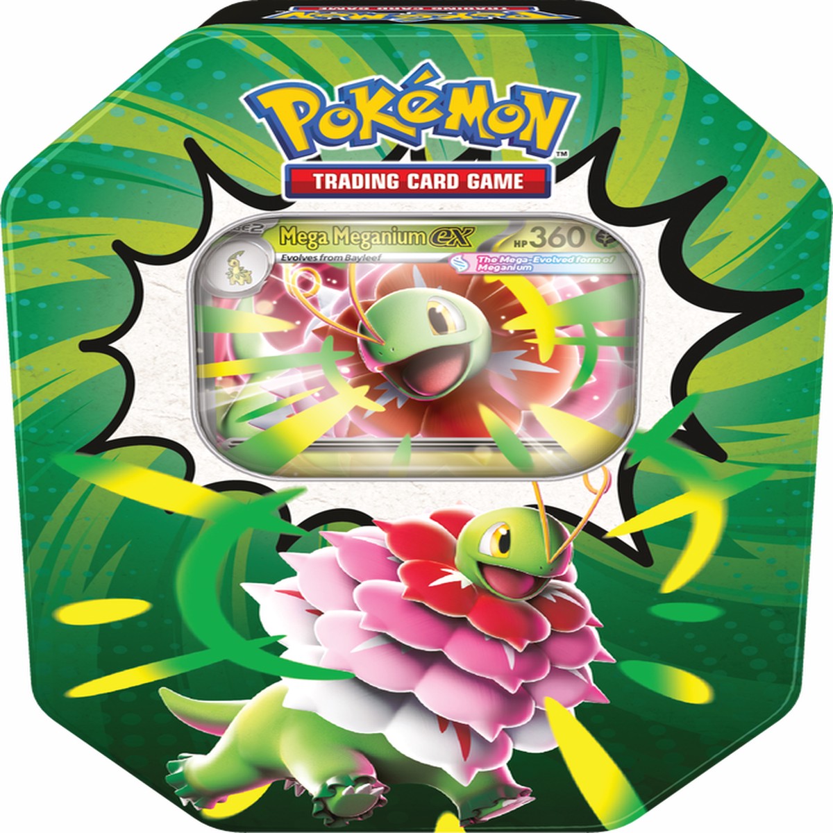 Pokmon TCG: Mega Evolution-Ascended Heroes Mega Meganium ex (Tin)