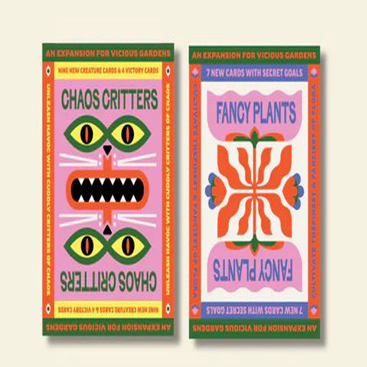 Vicious Gardens: Chaos Critters and Fancy Plants Expansion (Box Damage)