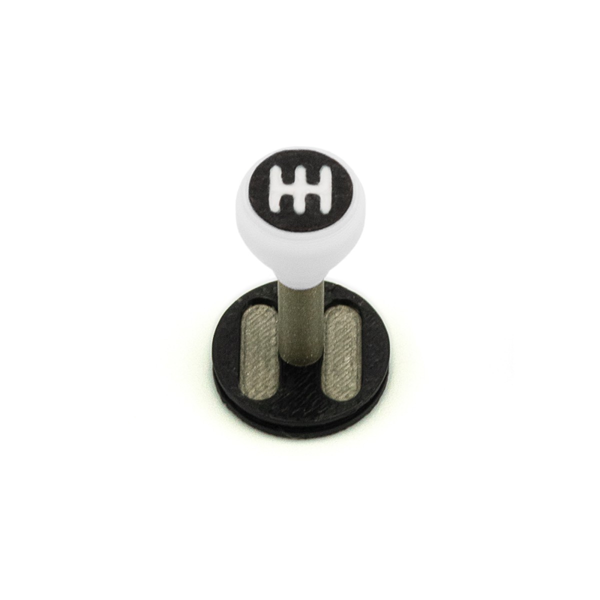 BGExpansions - Heat: Rocky Roads Expansion White Gear Lever (1 piece)