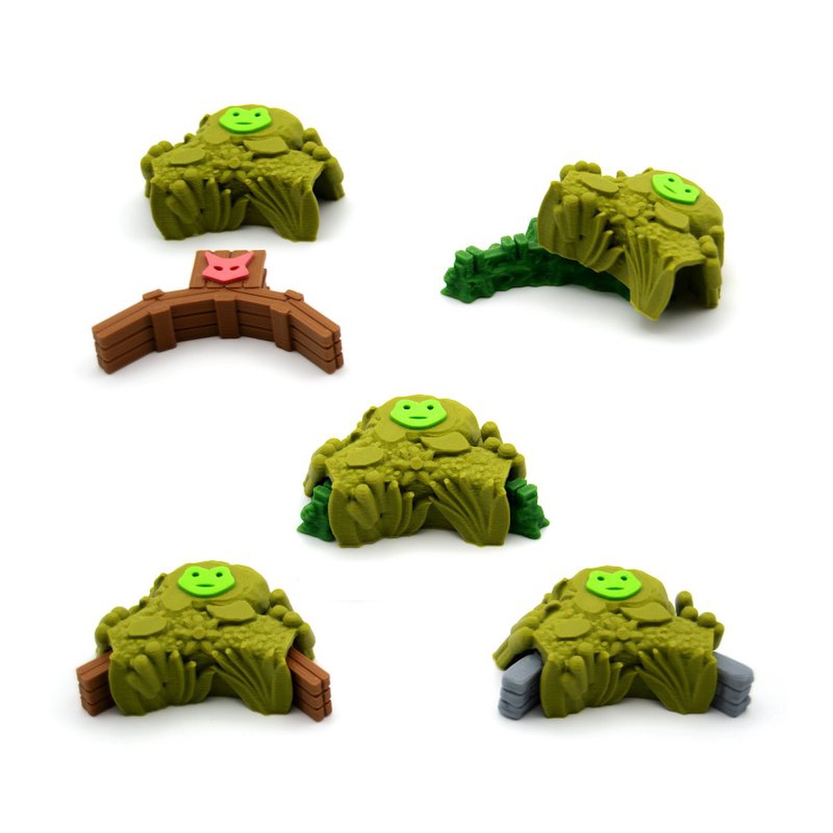 BGExpansions - Root - The Homeland Expansion Frog Clearing Markers (12 pieces)