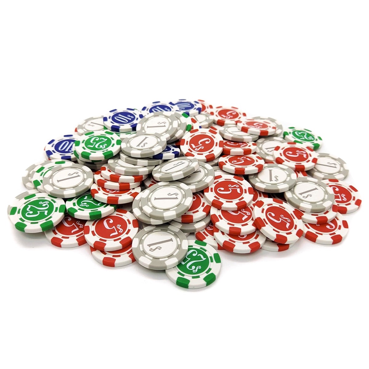 Age of Steam Deluxe: Set of 100 Poker Chips