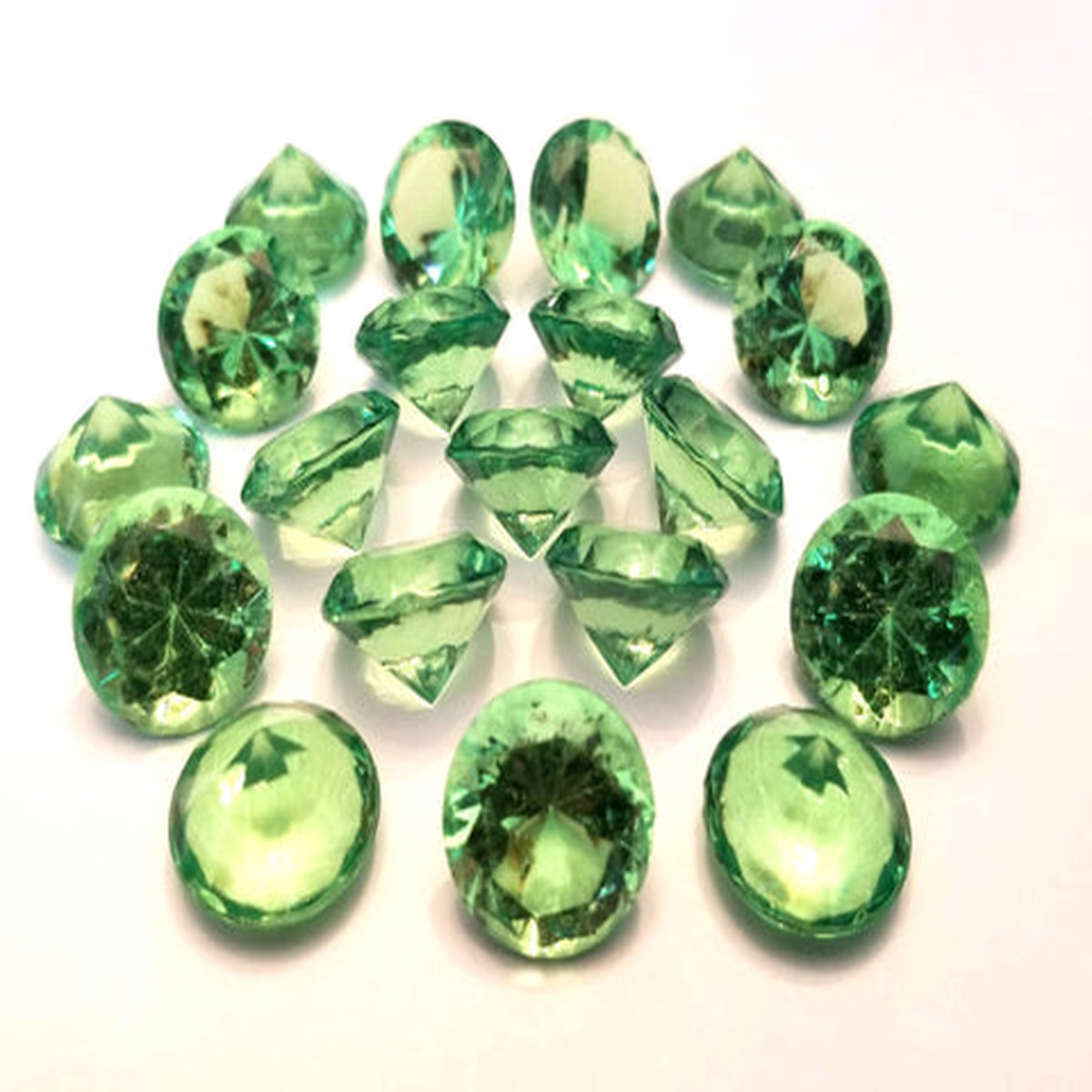 Top Shelf Gamer - Emerald Green Gems - Acrylic (set of 20)