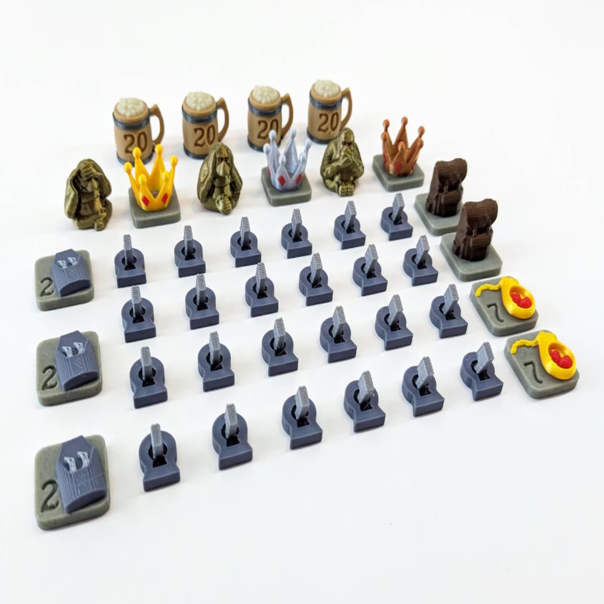 Top Shelf Gamer - Catacombs Market Items Compatible With Clank! Catacombs (set of 41)