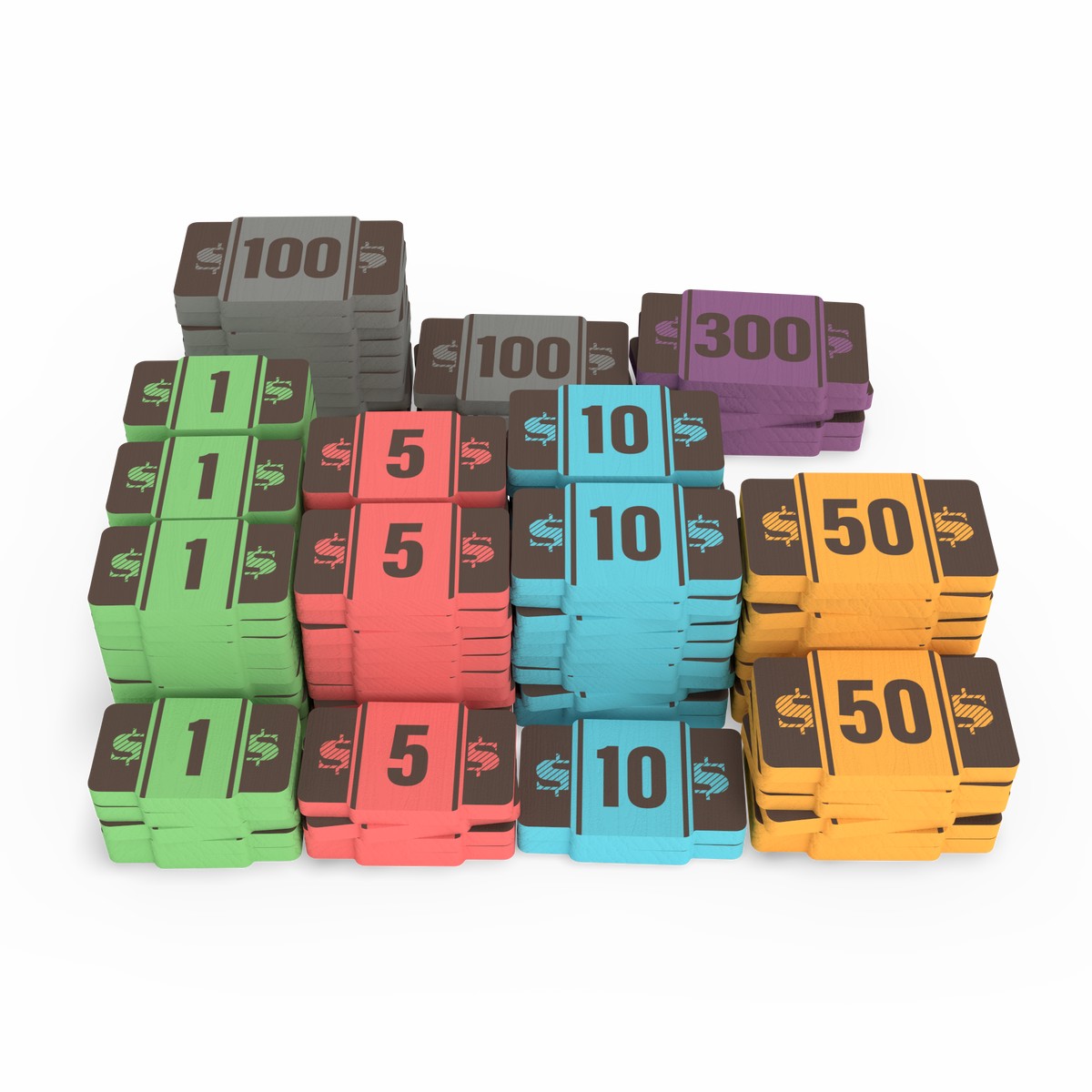 Speakeasy: Wooden Money Tokens
