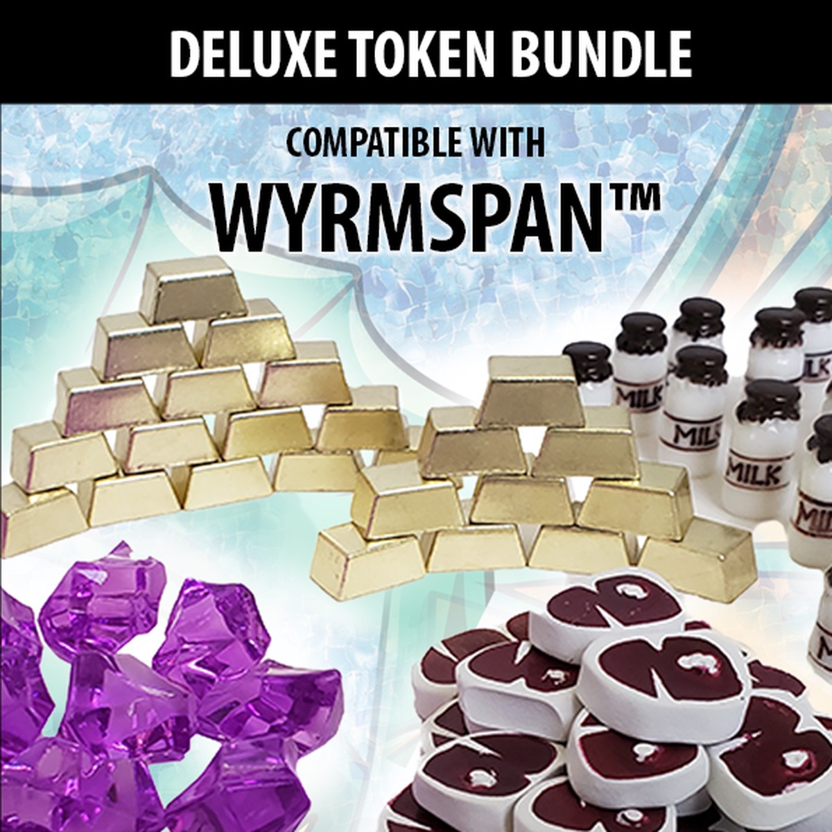 Top Shelf Gamer - Deluxe Token Bundle compatible Wyrmspan (set of 100)
