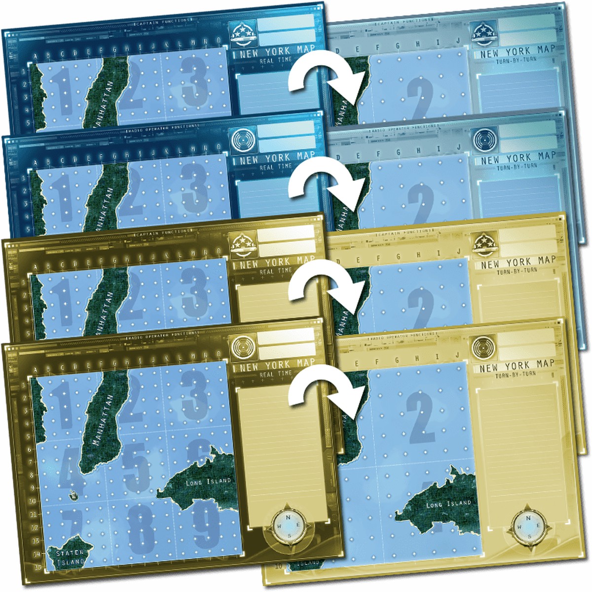 Captain Sonar: New York Map