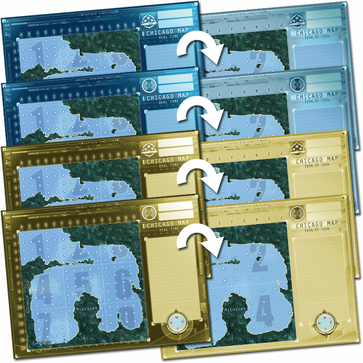 Captain Sonar: Chicago Map