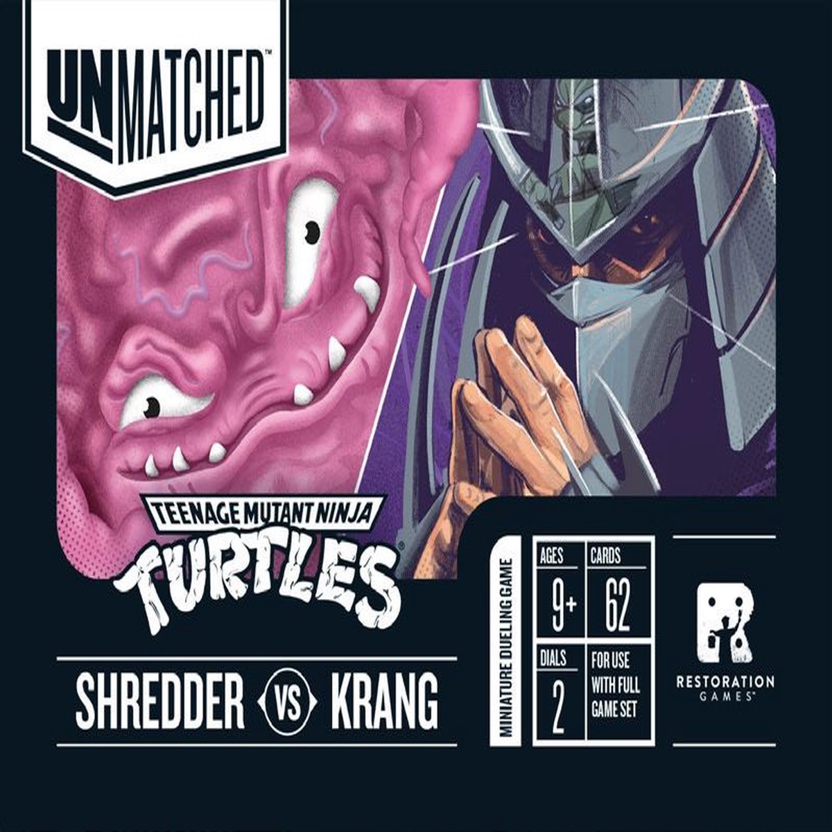 Unmatched Adventures: Teenage Mutant Ninja Turtles Shredder and Krang