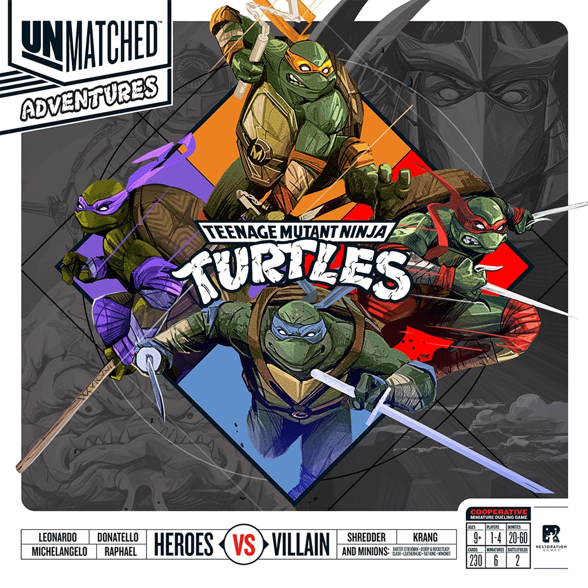 New Arrival Unmatched Adventures: Teenage Mutant Ninja Turtles
