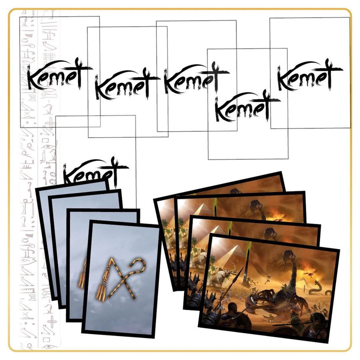Kemet: Rise of the Gods Supplementary Sleeve Pack