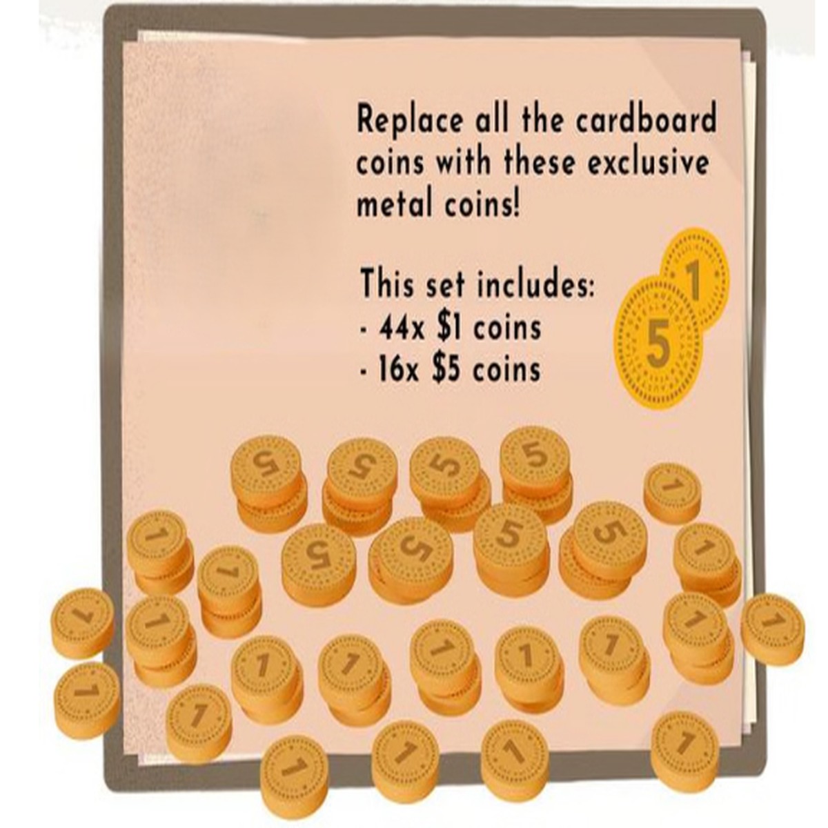 Manhattan Project: Energy Empire & Metal Coins (Kickstarter)