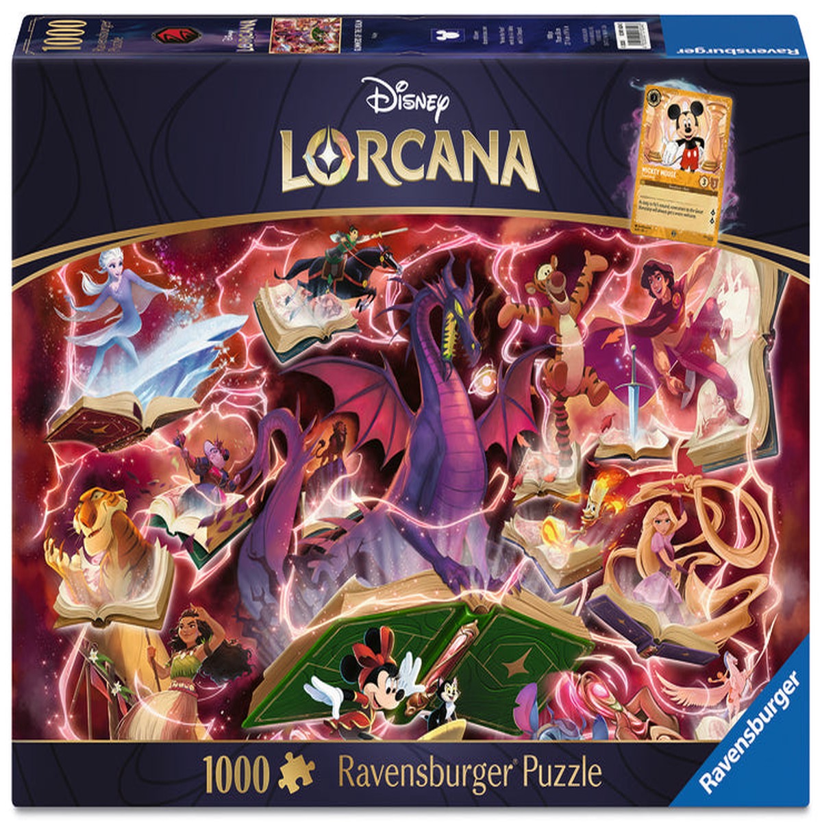Puzzle - Ravensburger - Glimmers of the Realm: Ruby (1000 Pieces)