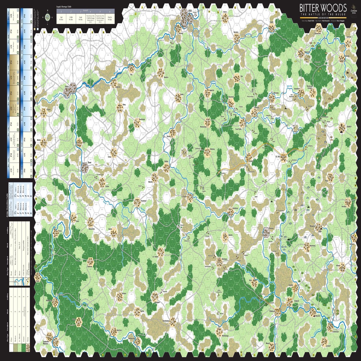 Bitter Woods: Designer Edition Mounted Maps