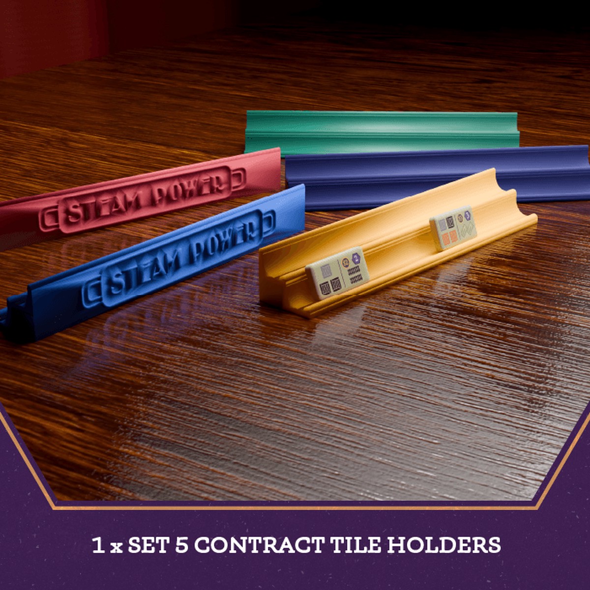 Steam Power: Contract Tile/Card Holder