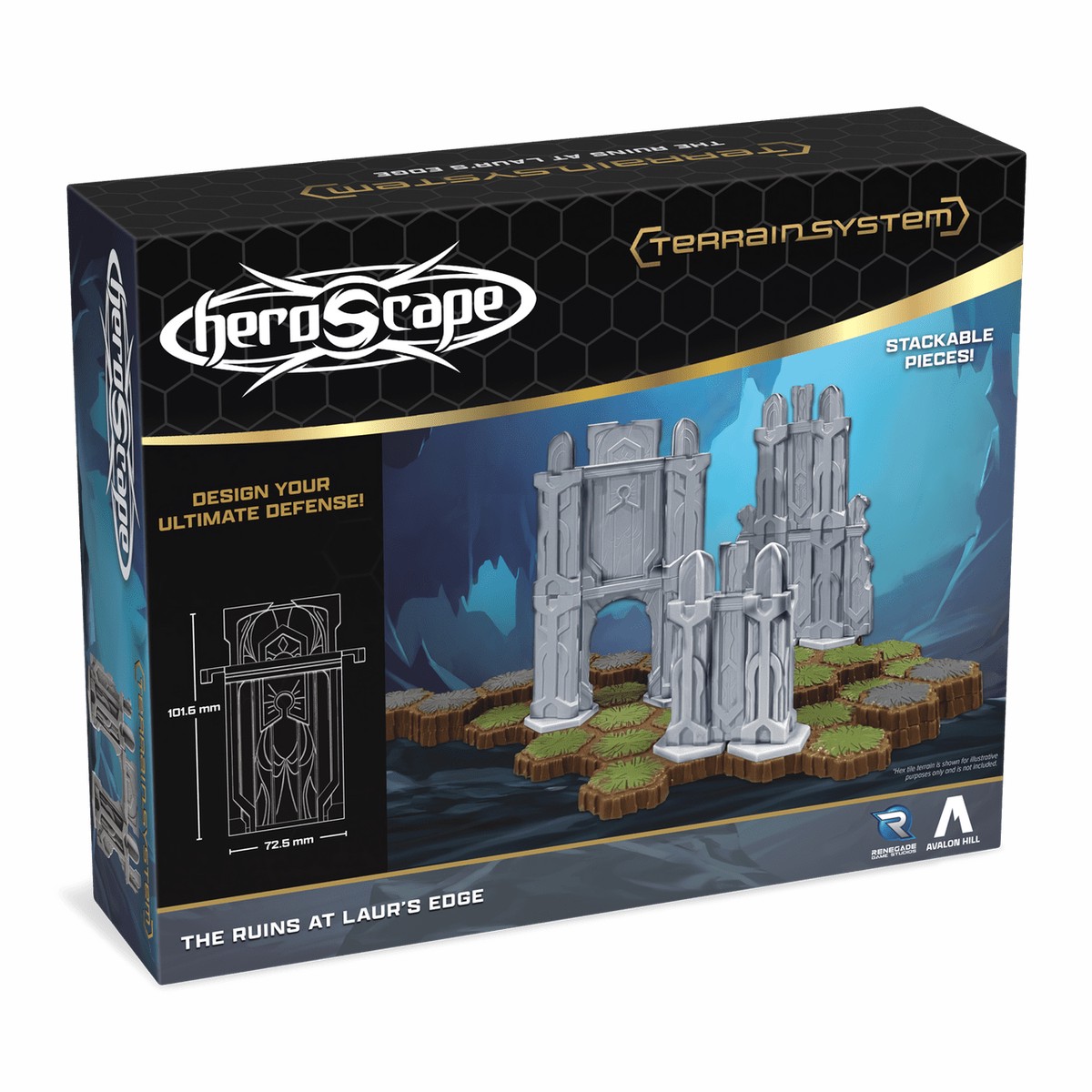 New Arrival Heroscape: The Ruins at Laur's Edge Terrain Expansion