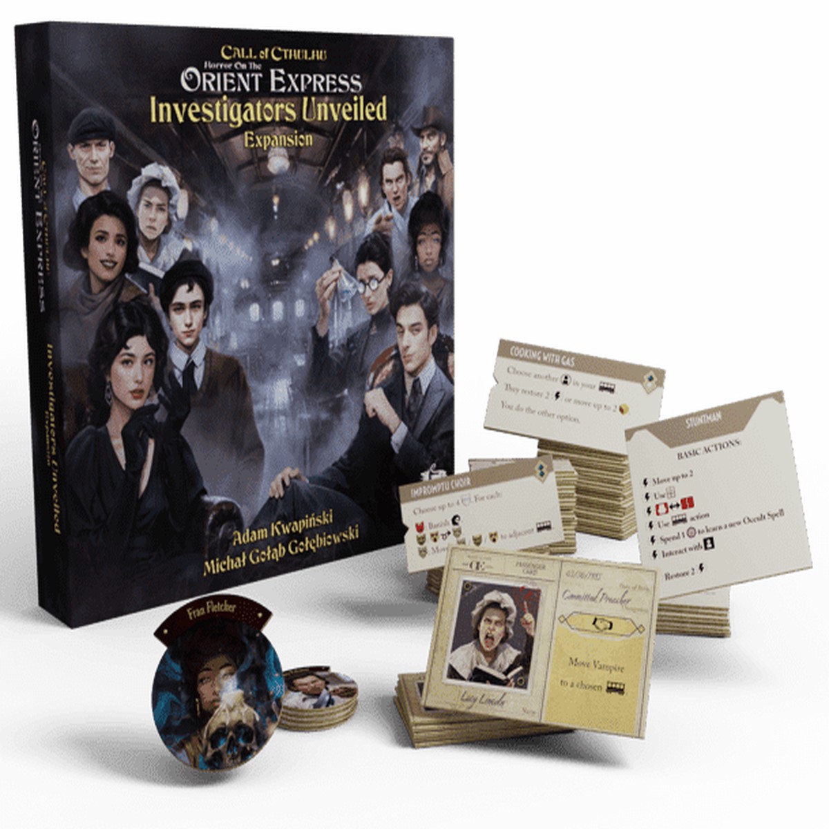 Horror on the Orient Express: The Board Game Investigators Unveiled Expansion *PRE-ORDER*