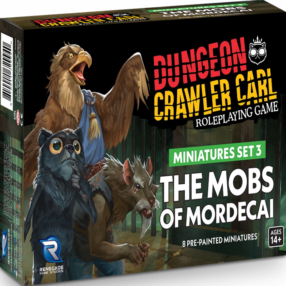 Dungeon Crawler Carl RPG: Miniatures Set 3: The Mobs of Mordecai *PRE-ORDER*