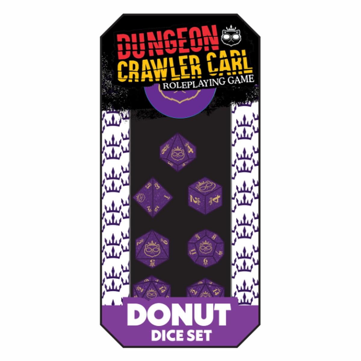 Dungeon Crawler Carl RPG: Princess Donut Dice Set *PRE-ORDER*