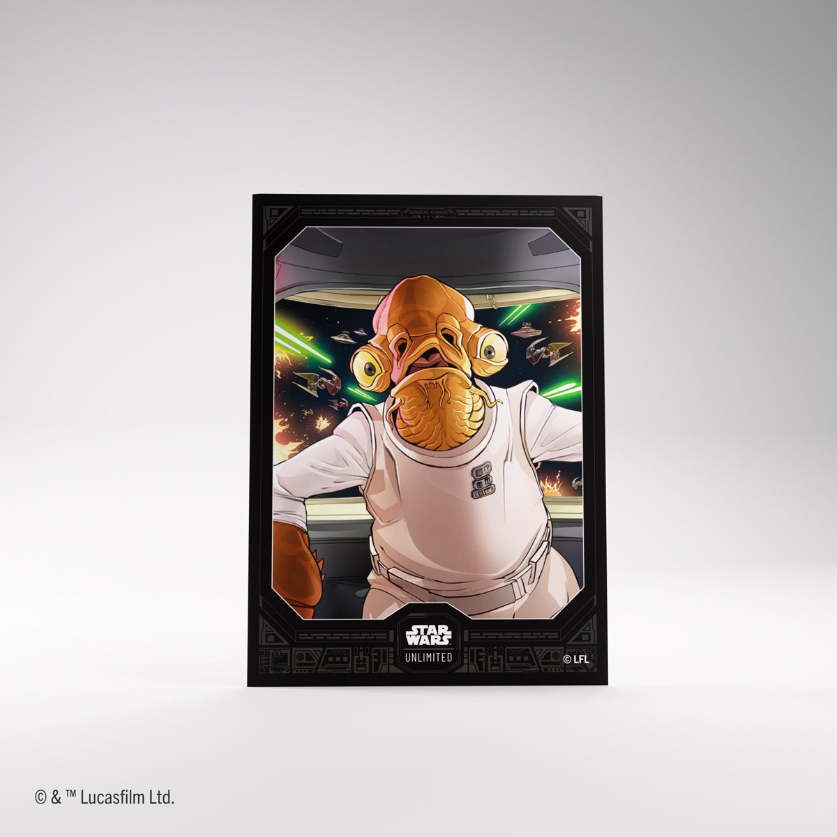 Gamegenic: Star Wars: Unlimited Art Sleeves: Admiral Ackbar (60ct)