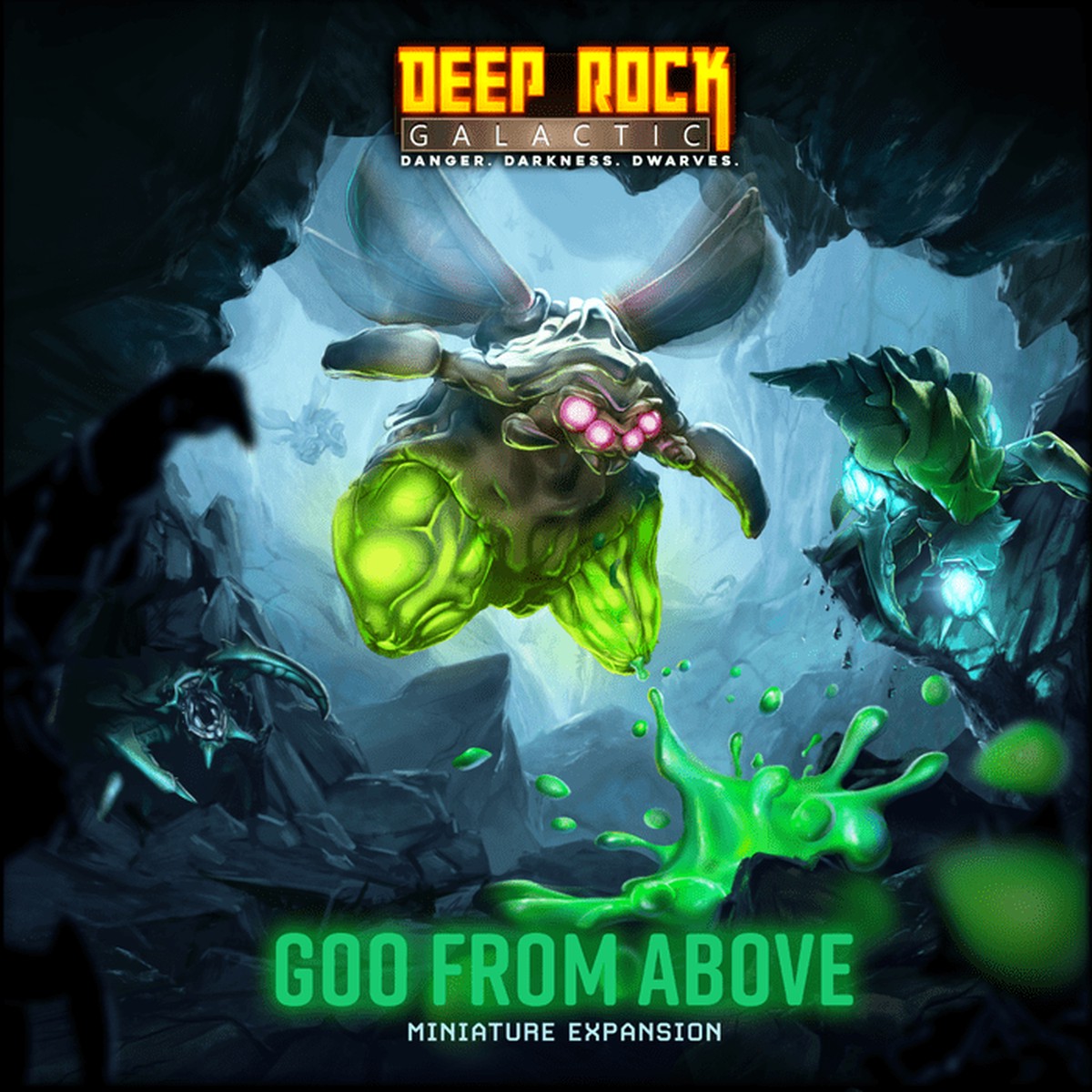 Deep Rock Galactic: The Board Game Goo From Above Miniature Expansion
