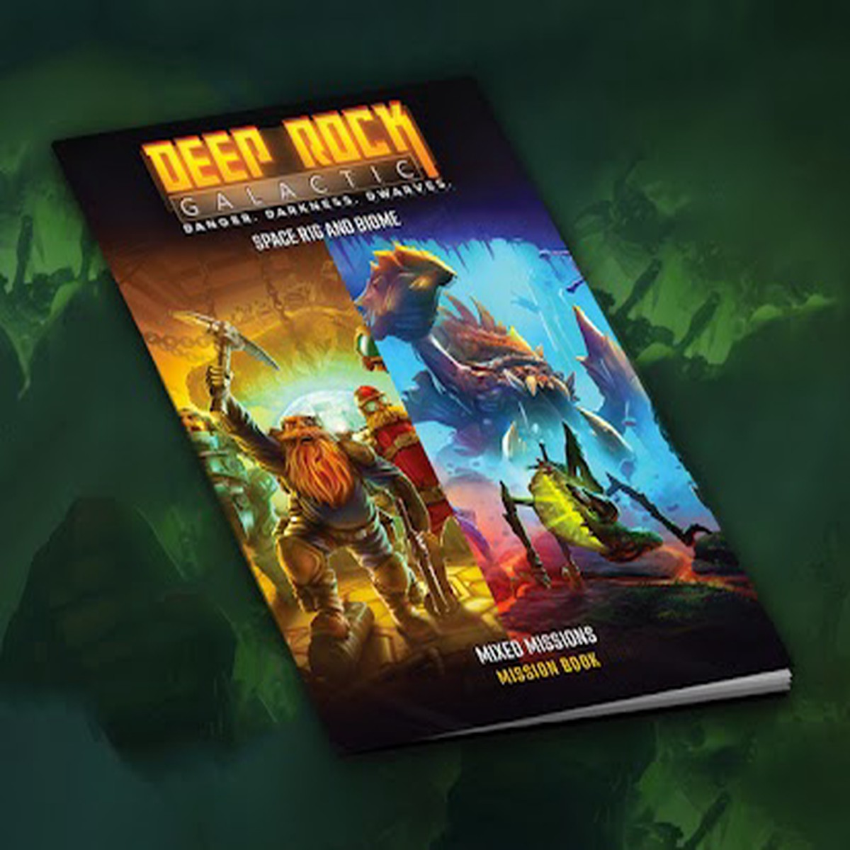 Deep Rock Galactic: The Board Game Mixed Missions Book