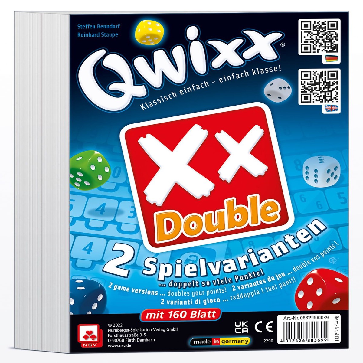 Qwixx: Double - Zusatzblcke (German Import)