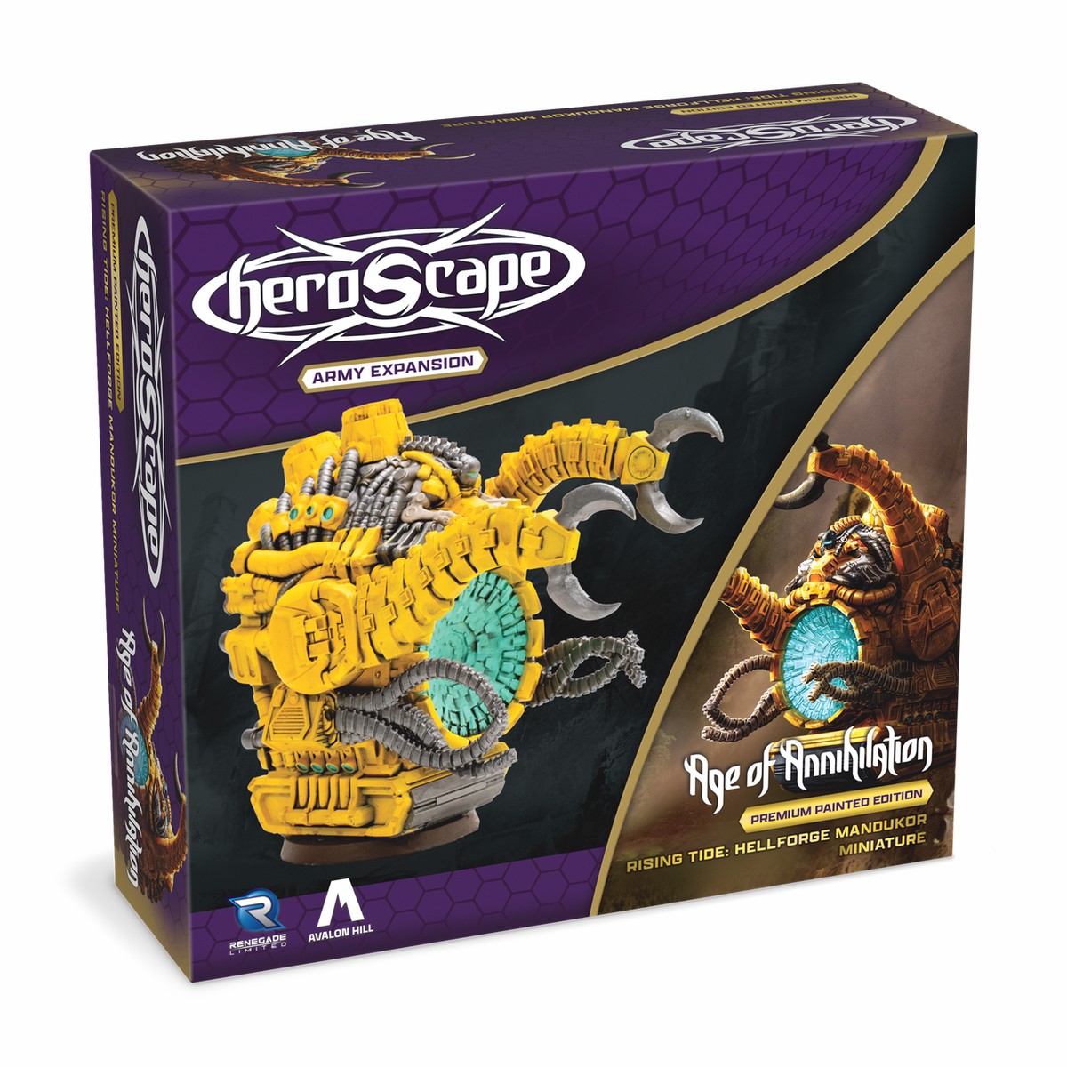 Heroscape: Rising Tide Hellforge Mandukor Army Expansion (Premium Painted Edition)