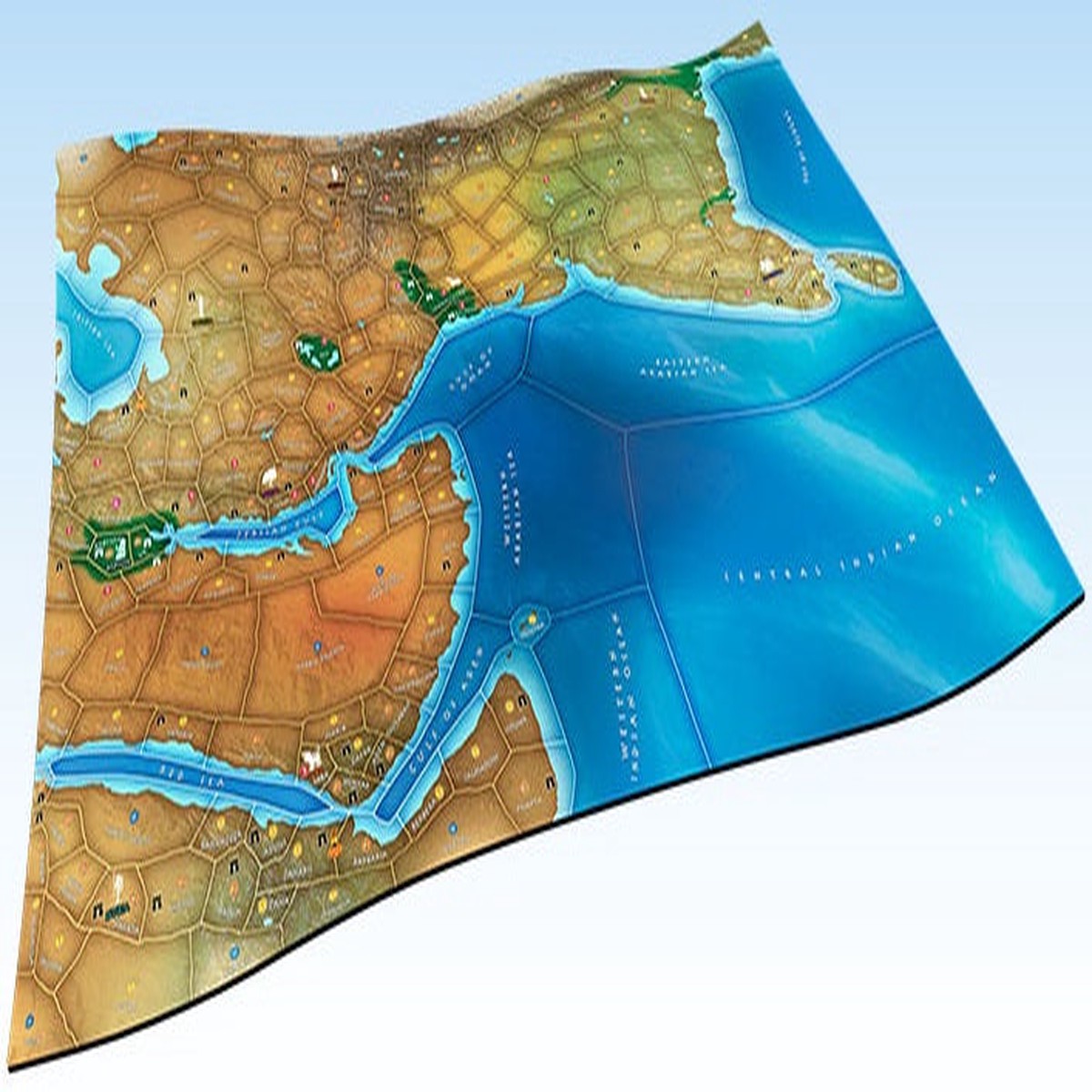 New Arrival Mega Empires: The East Deluxe Game Mat