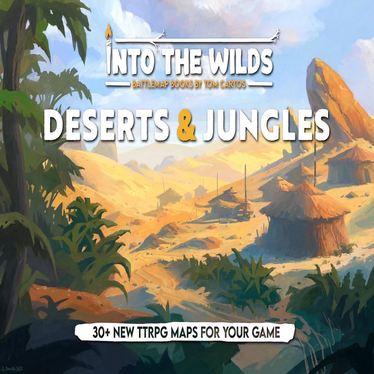 New Arrival Into the Wilds Battlemap Books - Deserts & Jungles