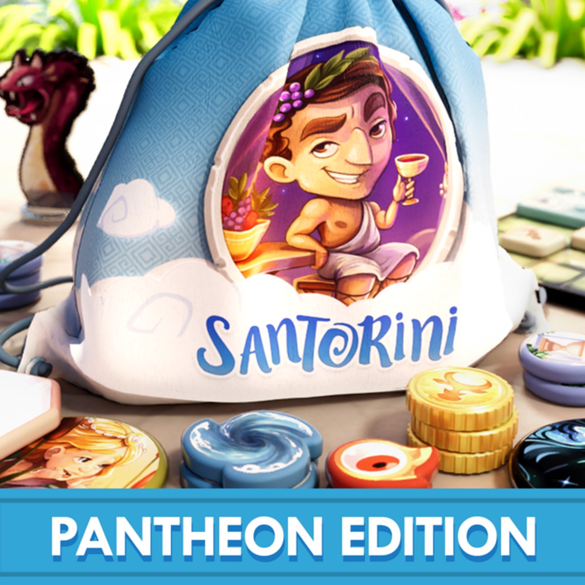Santorini: Pantheon Edition (Acrylic Tokens)