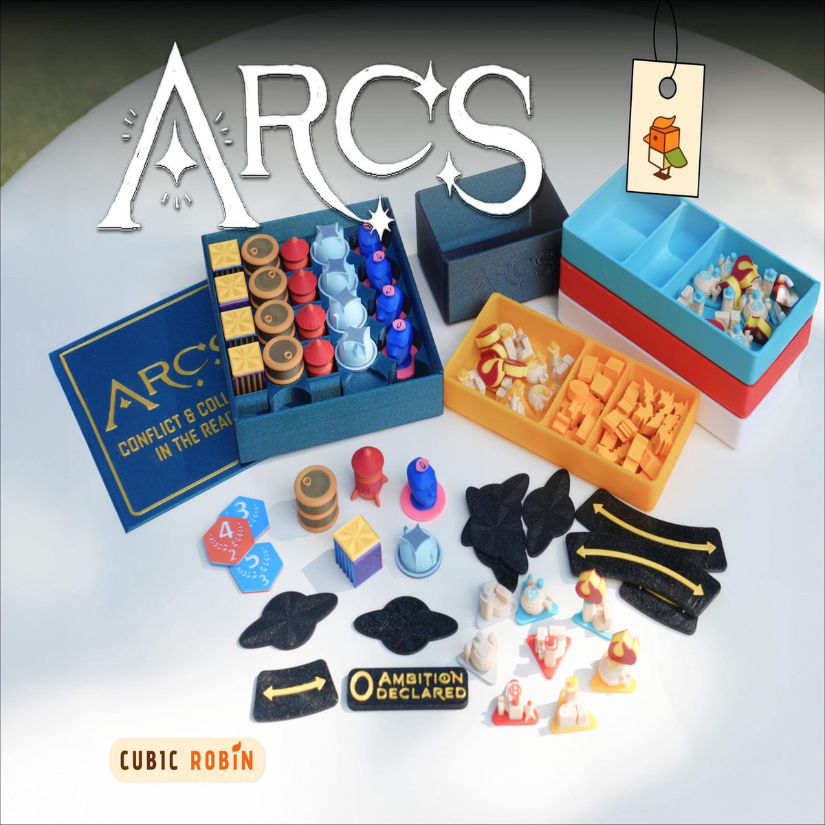 BGisGood - ARCS - Base Game Token Upgrades - All Set