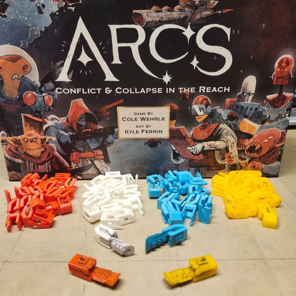 BGisGood - ARCS - Ship Miniatures Stable Cilps (4 Color)