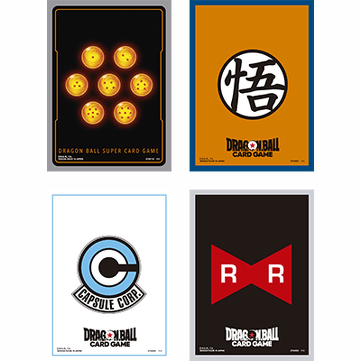 Dragon Ball Super Card Game Sleeves - Fusion World V2 (Set of 4)