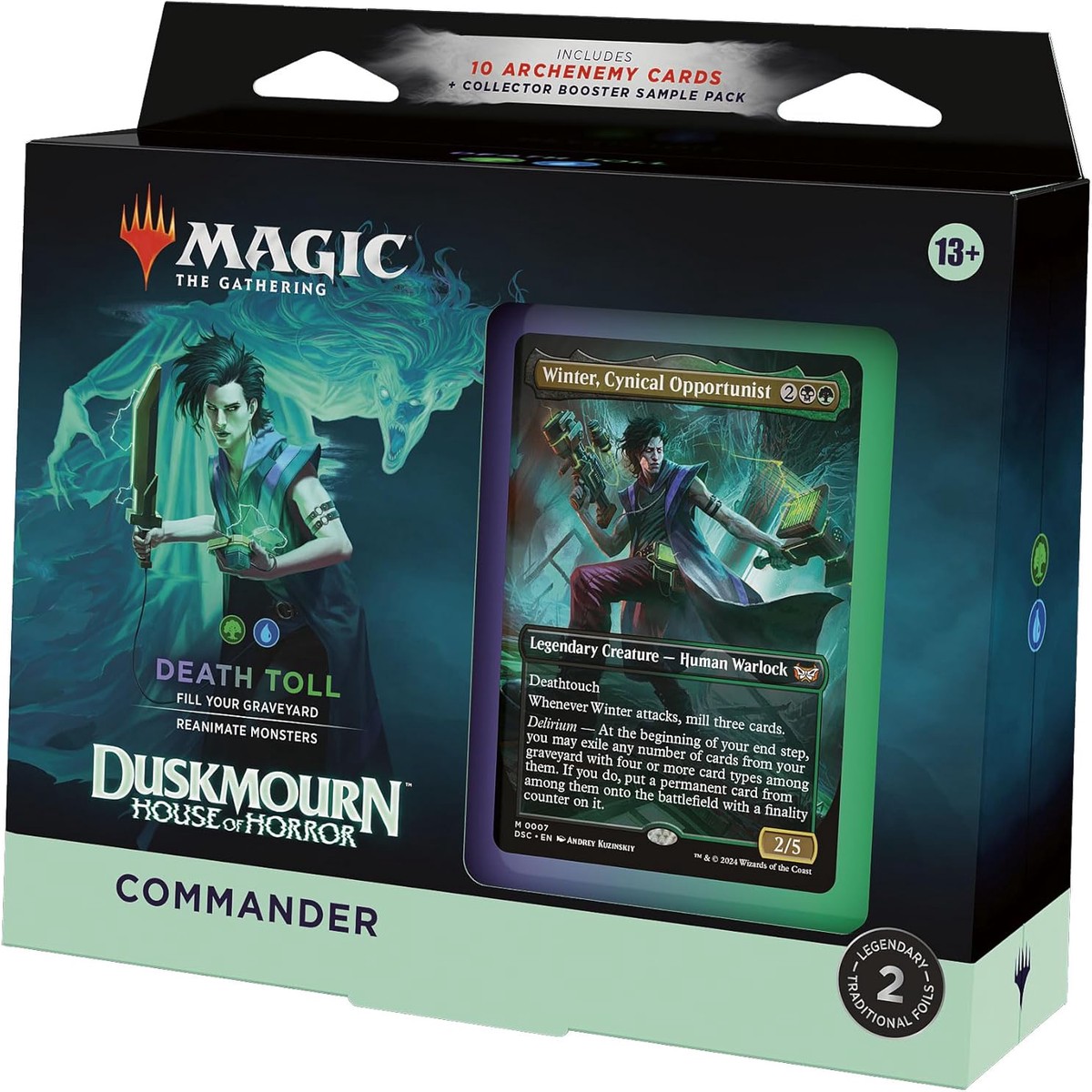 Magic: The Gathering - Duskmourn: House of Horror Commander Deck (Death Toll)