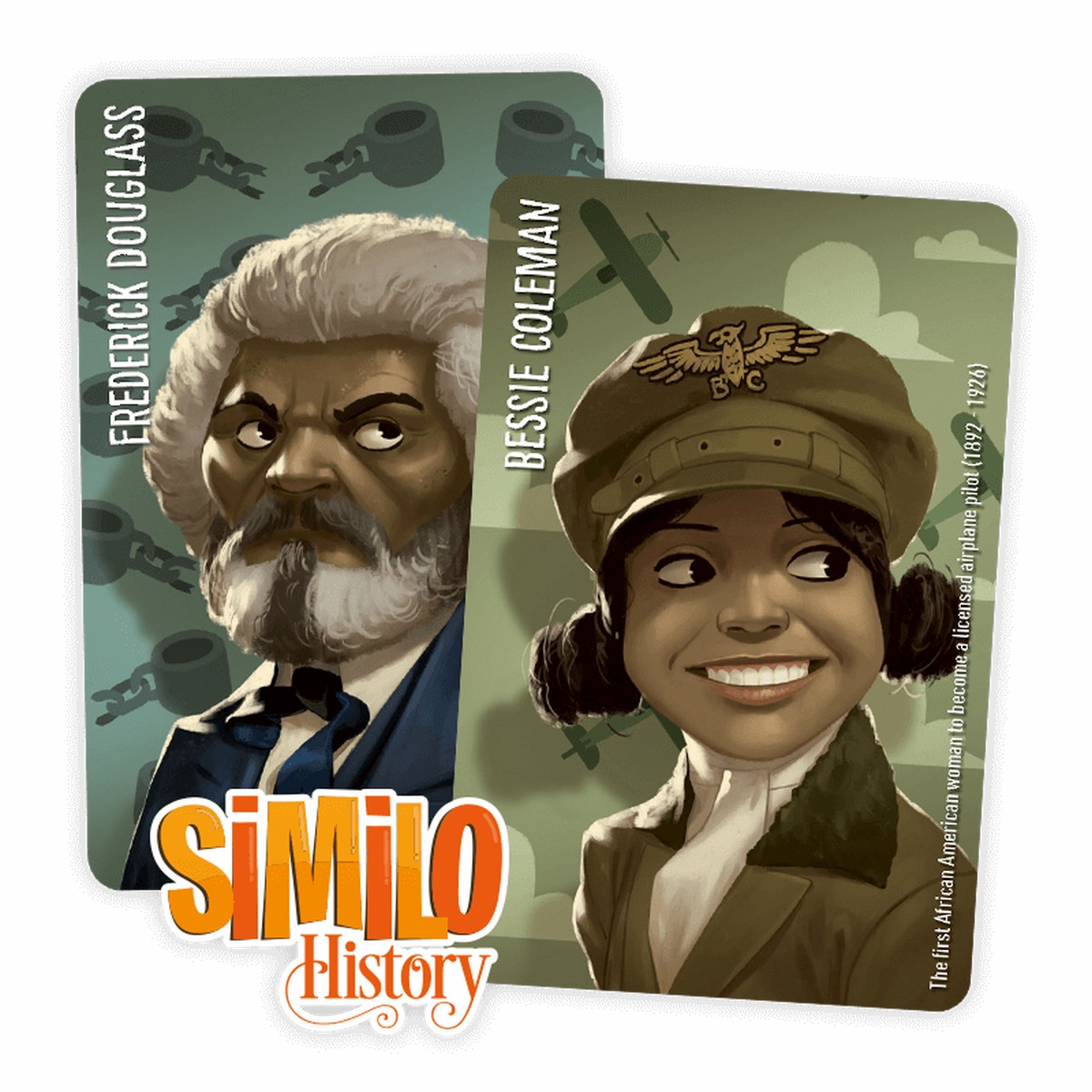 Similo: History Promo Cards (Bessie Coleman & Frederick Douglass)