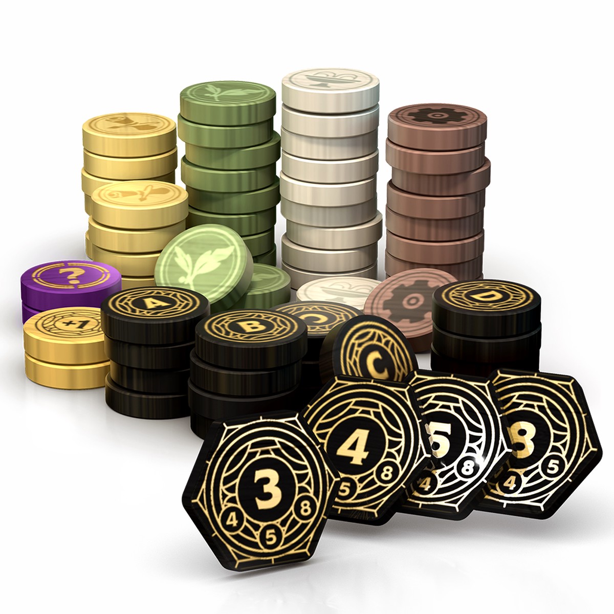 Skyrise: Wooden Token Pack