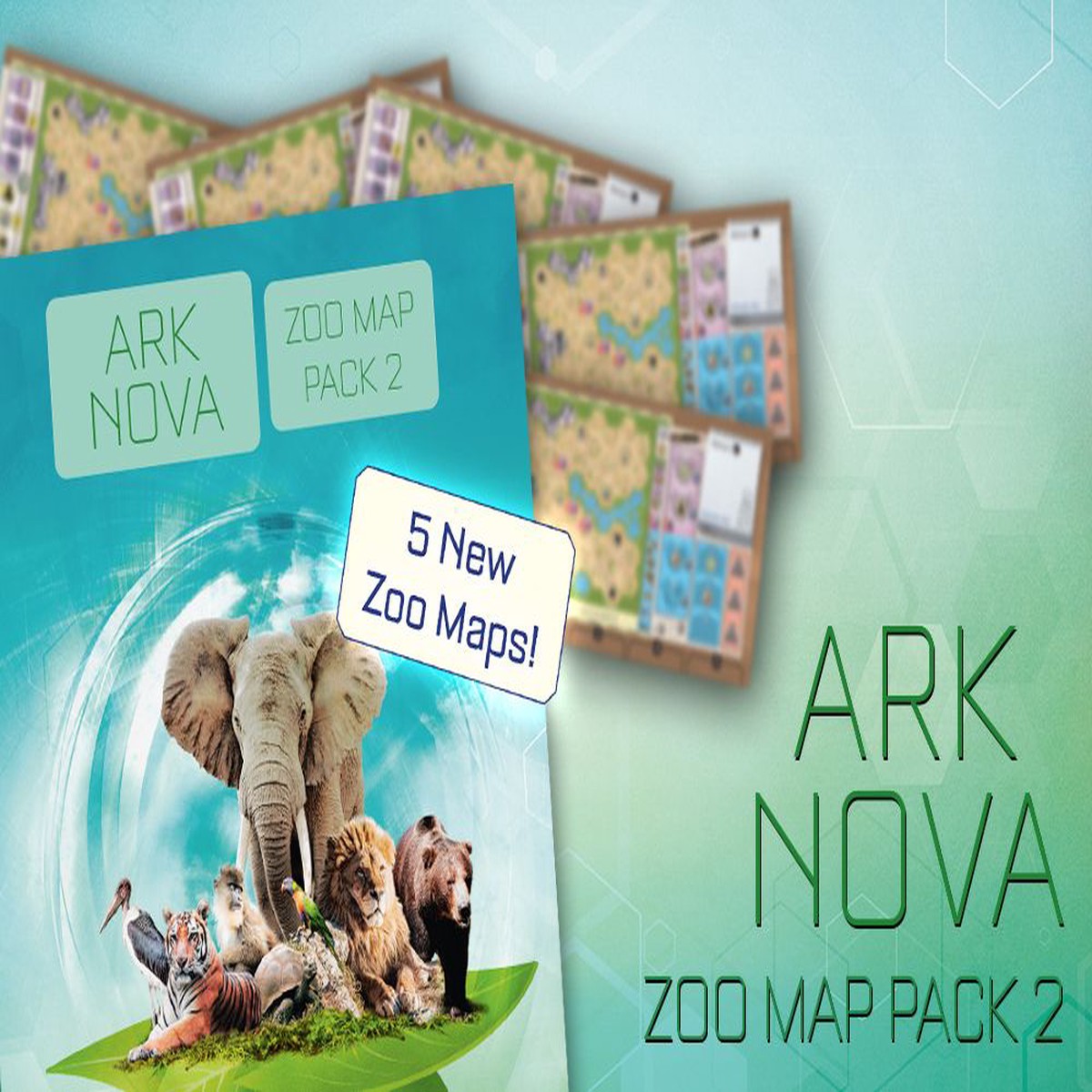 Ark Nova: Zoo Map Pack 2 (Second Printing) *PRE-ORDER*