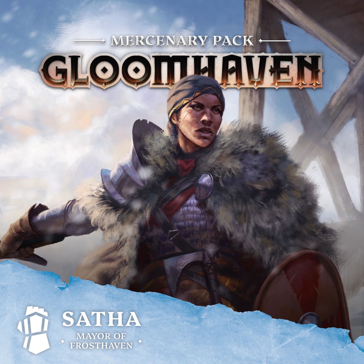 Gloomhaven: Mercenary Pack Satha, Mayor of Frosthaven *PRE-ORDER*