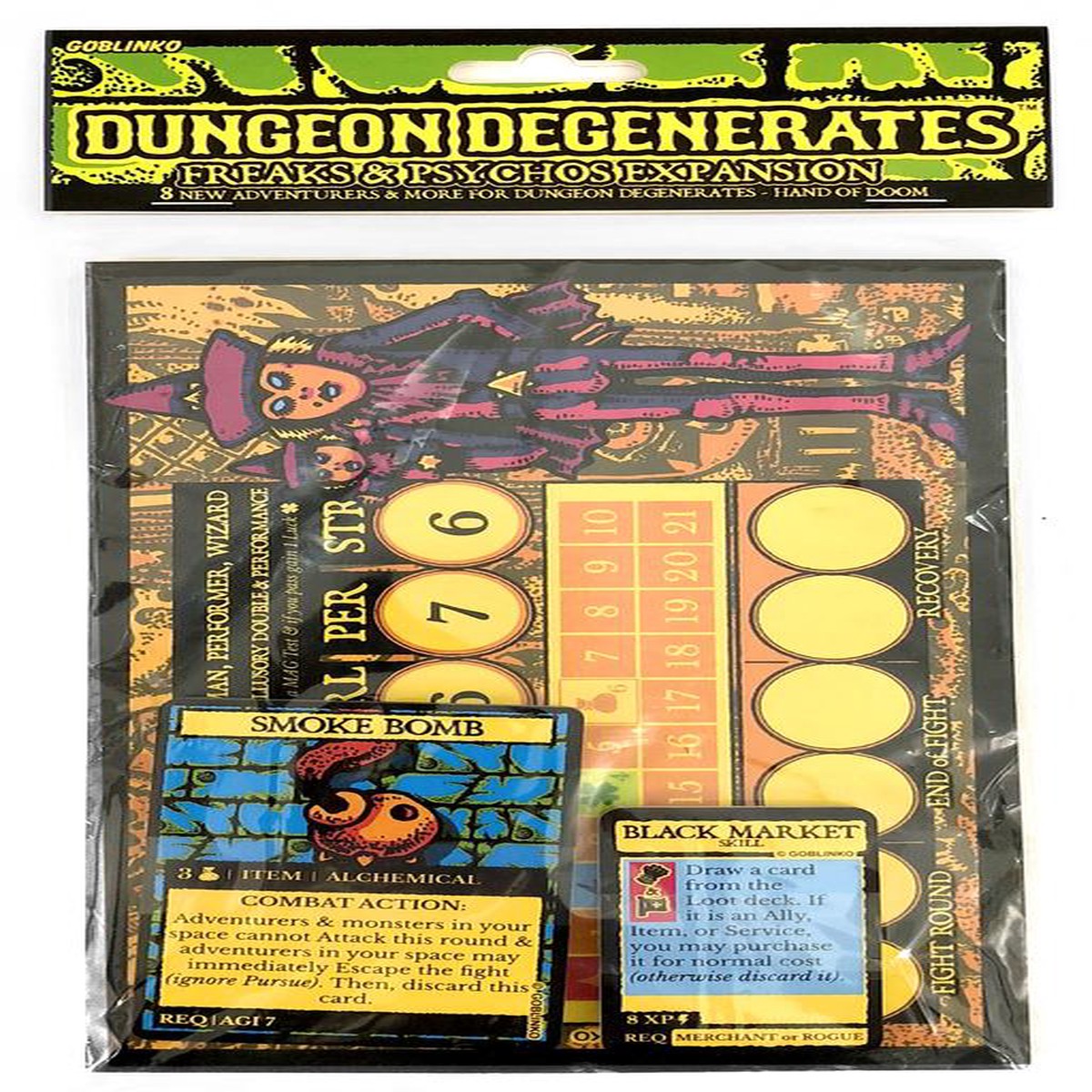 Dungeon Degenerates: Hand of Doom - Freaks & Psychos Expansion
