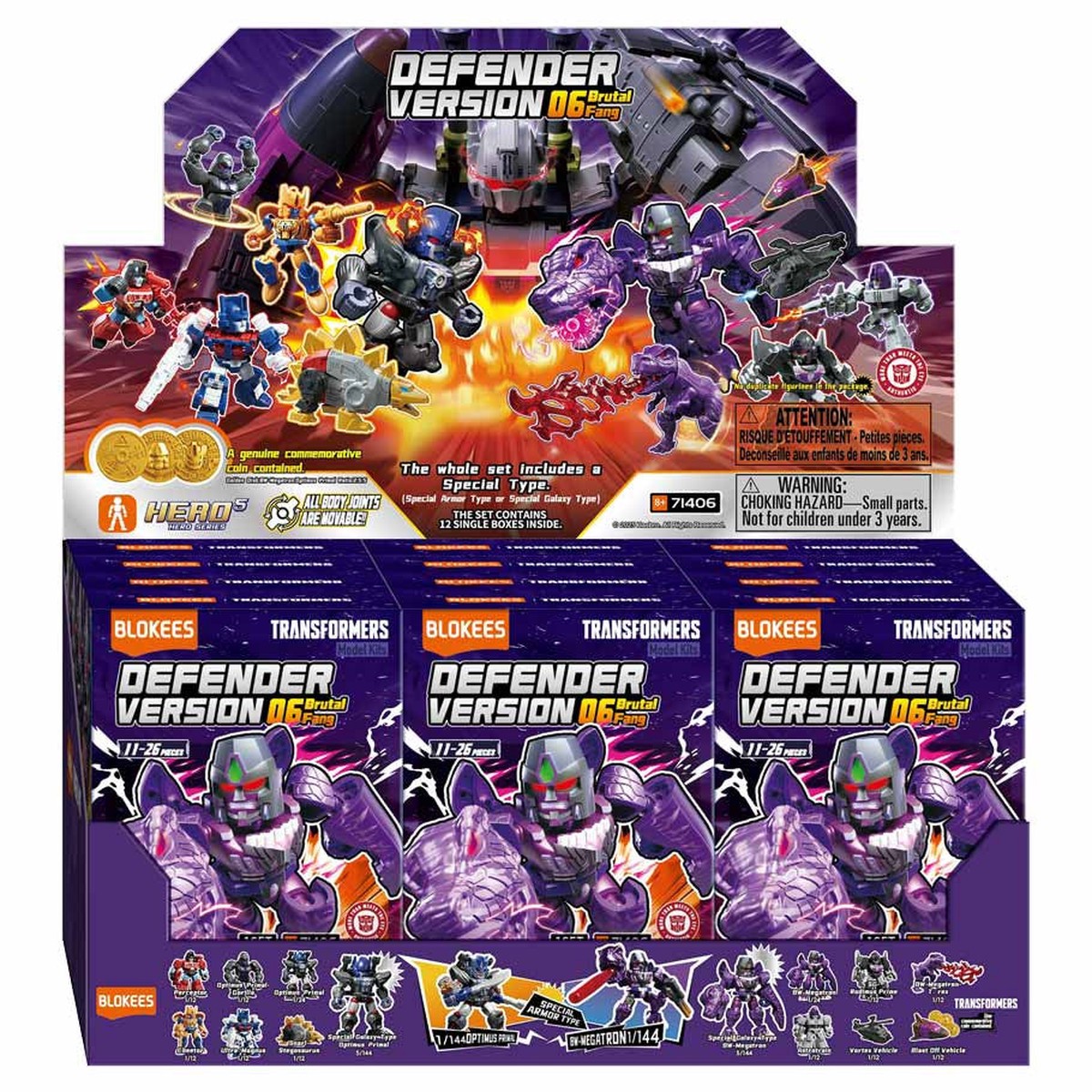 Blokees: Transformers: Defender Version: 06 Brutal Fang PDQ