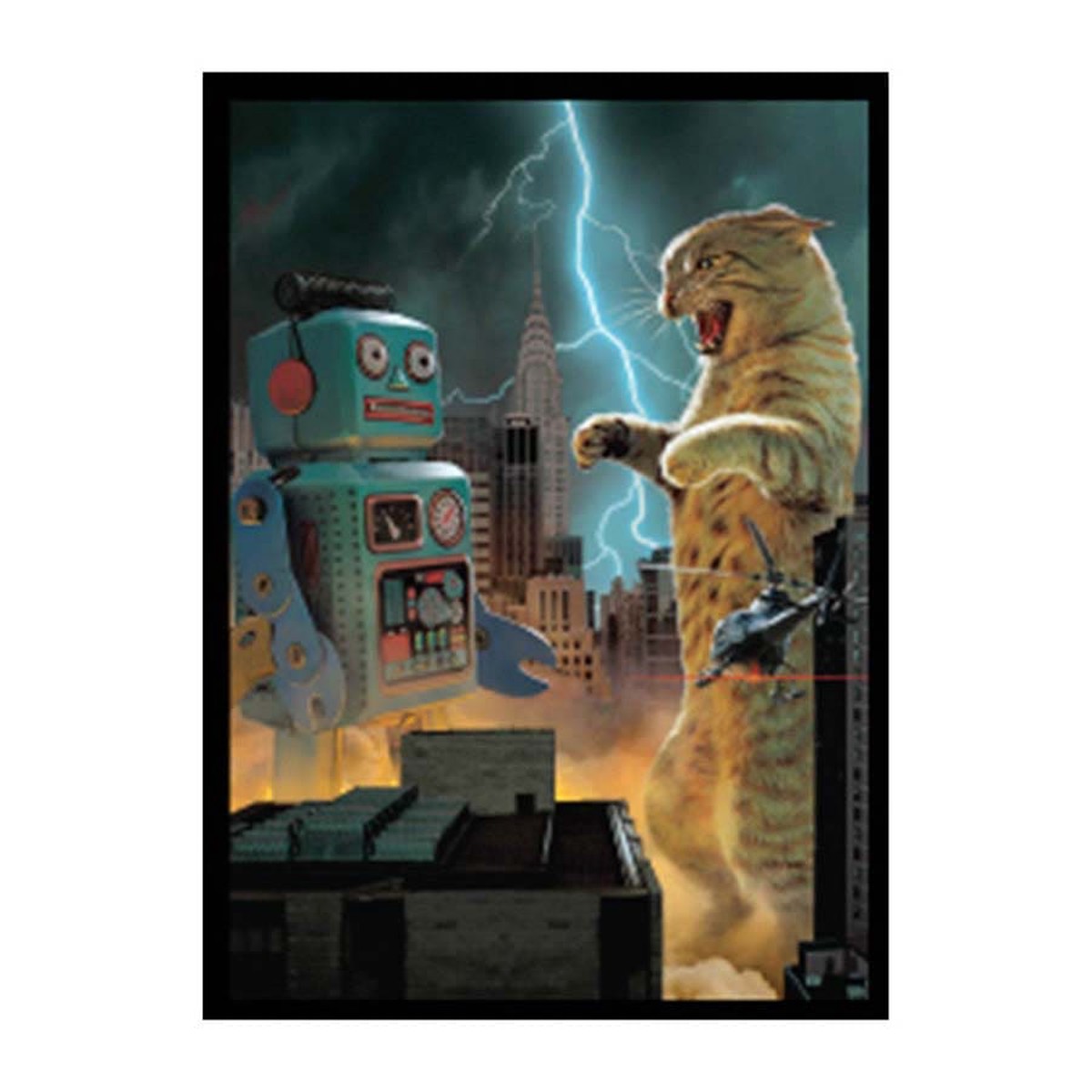 Deck Protector: Double Matte White Core: Movie Cats: Catzilla