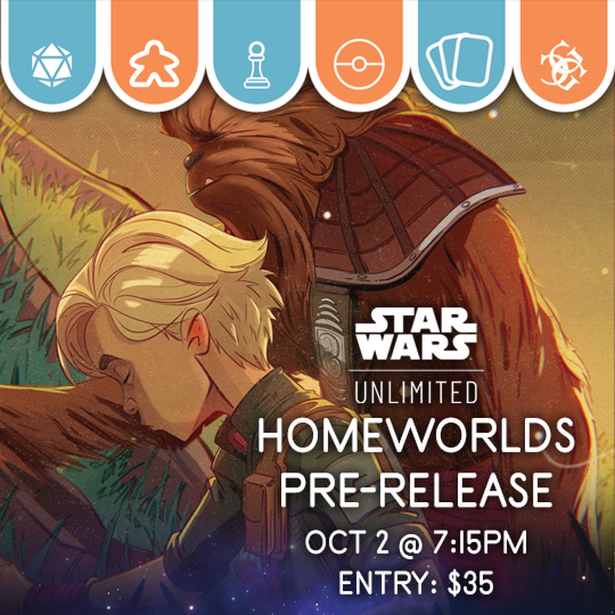 Star Wars Unlimited - Homeworlds Pre-Release Event