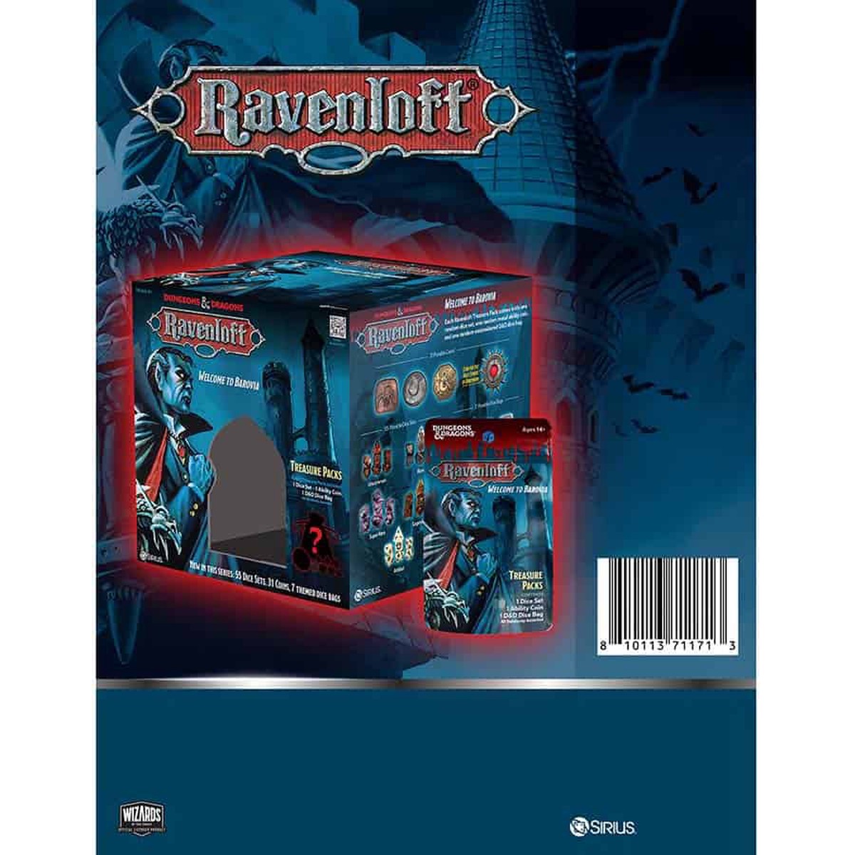 D&D: CASTLE RAVENLOFT Treasure Packs PDQ